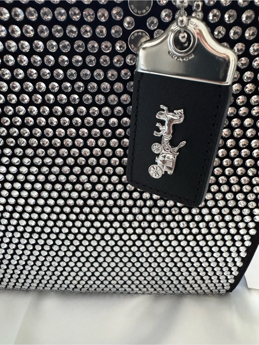 NWOT Coach Rogue 25 Black Crystal
